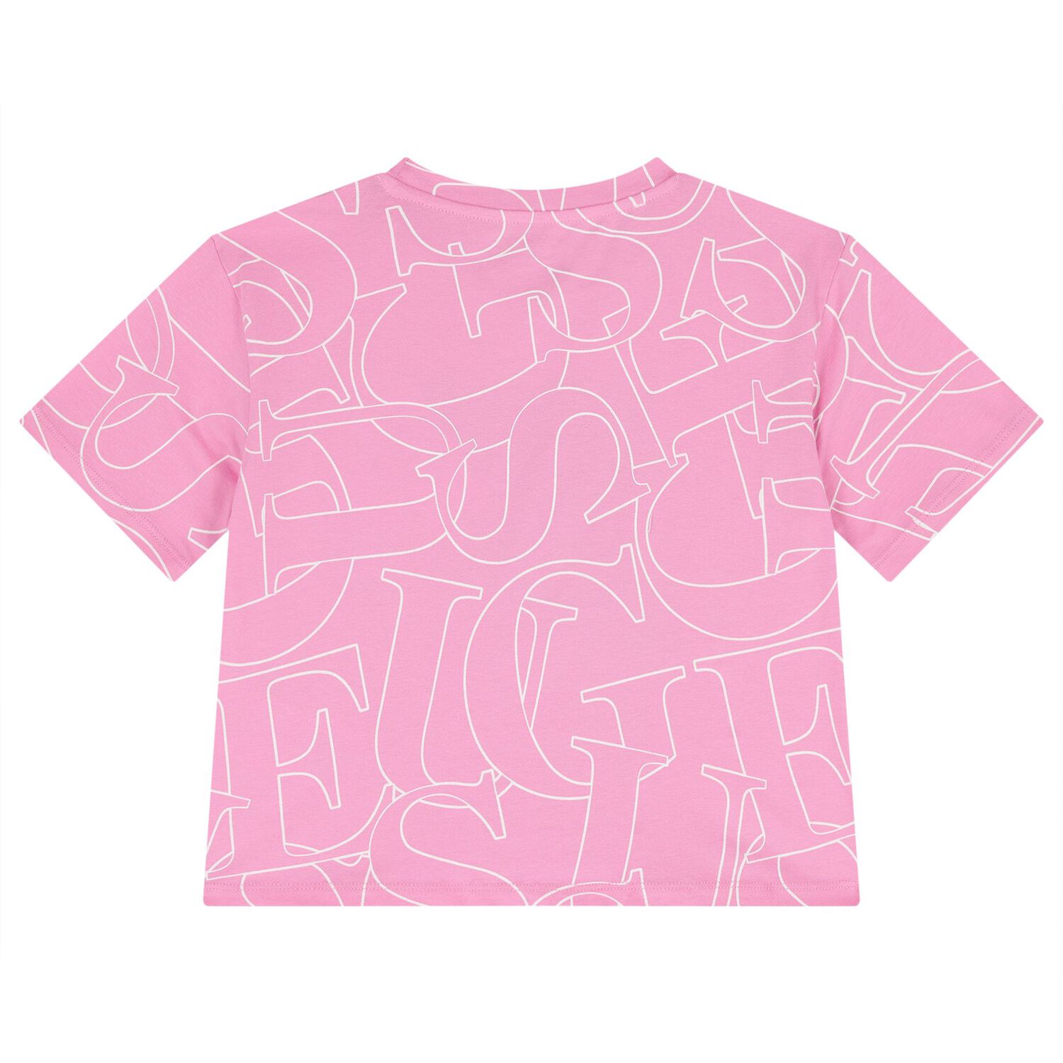Girls Pink Logo T-Shirt, 2, hi-res
