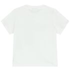 Baby Boys White Logo T-Shirt, 4, hi-res
