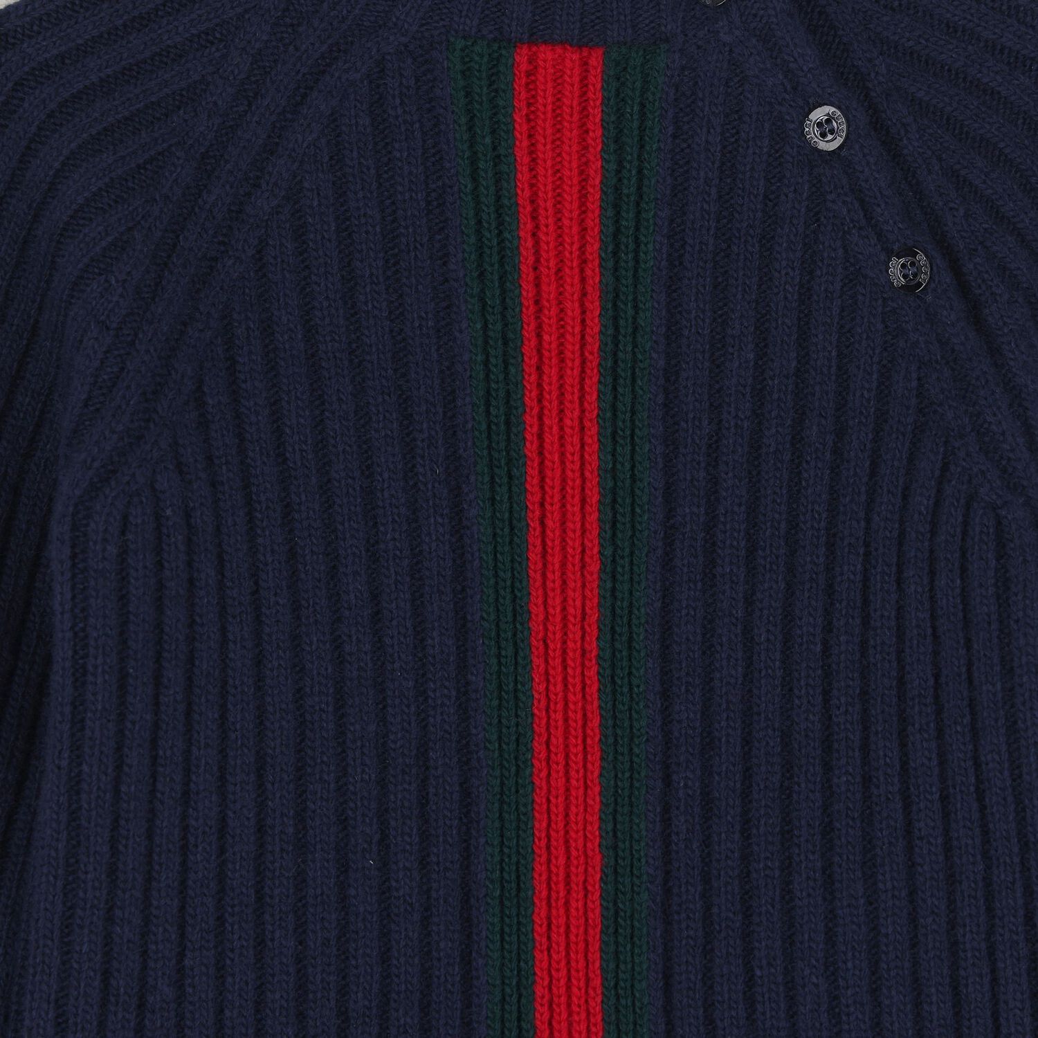 Baby Boys Navy Blue Web Striped Jumper, 1, hi-res