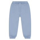 Baby Boys Ivory & Blue Dino Tracksuits ( 2 Pack ), 2, hi-res