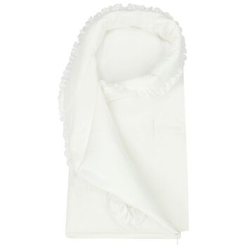Girls Ivory Flower Baby Nest