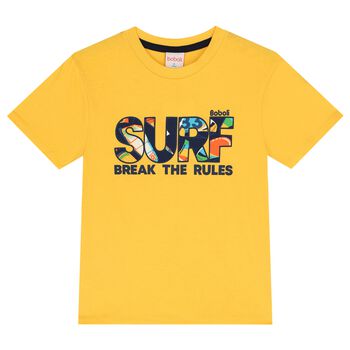 Boys Yellow Surf T-Shirt