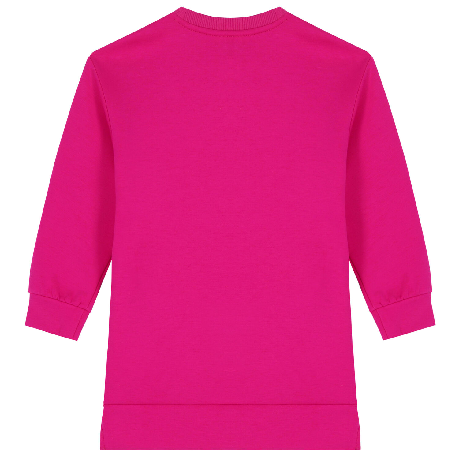 Girls Pink Logo Sweatshirt Dress, 2, hi-res