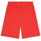 Boys Navy Blue & Red Cars Shorts Set, 1, hi-res