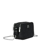 Girls Black Logo Handbag, 1, hi-res