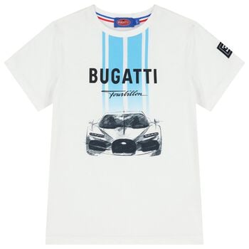 Boys White Logo T-Shirt