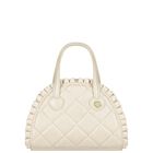 Girls Ivory Logo Quilted Handbag, 1, hi-res