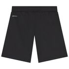 Boys Black Logo Shorts, 1, hi-res