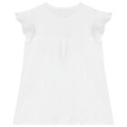 Girls White Flower Leggings Set, 1, hi-res