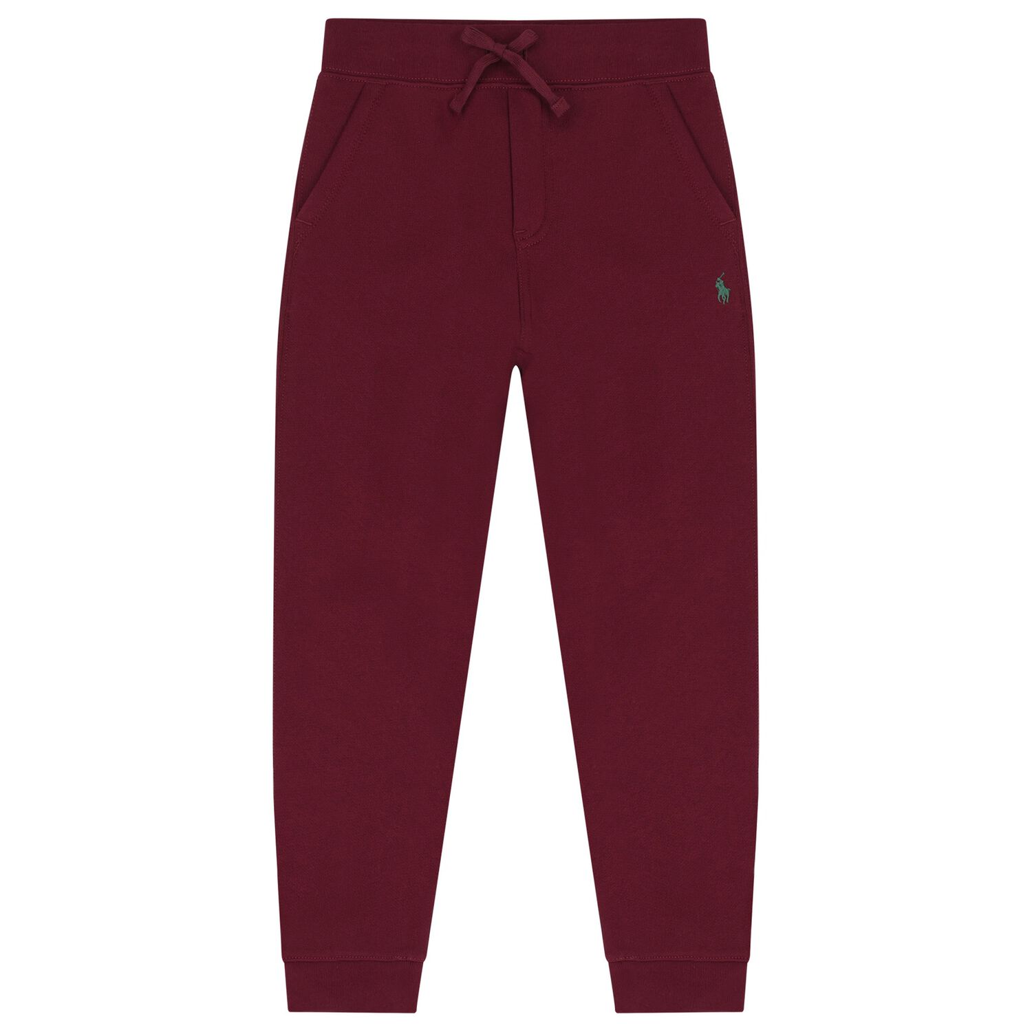 Boys Burgundy Logo Joggers, 1, hi-res