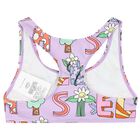 Girls Purple Floral Bikini, 1, hi-res