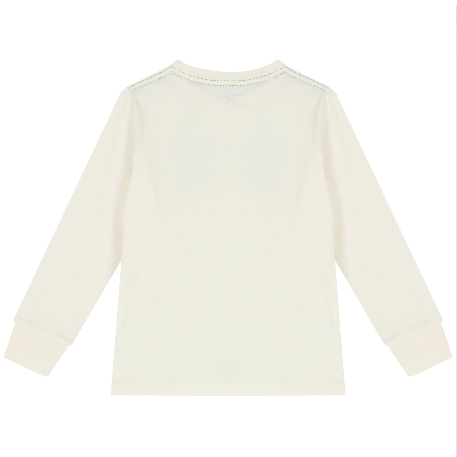 Boys Ivory Logo Long Sleeve Top, 3, hi-res