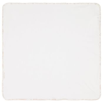 White & Beige Africa Baby Blanket