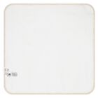 White & Beige Logo Hooded Baby Towel, 1, hi-res