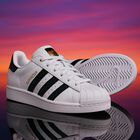 White Superstar Trainers, 1, hi-res