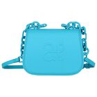 Girls Blue Logo Handbag, 1, hi-res