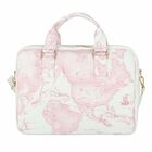 White & Pink Geo Map Baby Changing Bag, 2, hi-res