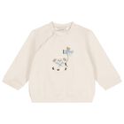 Baby Boys Beige & Blue Sheep & Teddy Bear 2 Piece Babygrow, 1, hi-res
