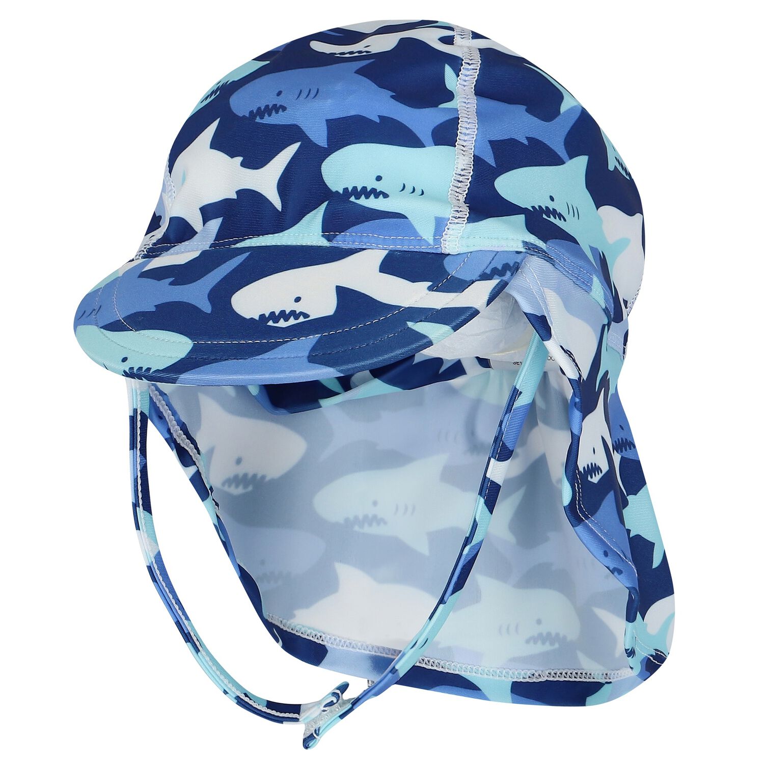 Boys Blue Swim Hat, 1, hi-res image number null