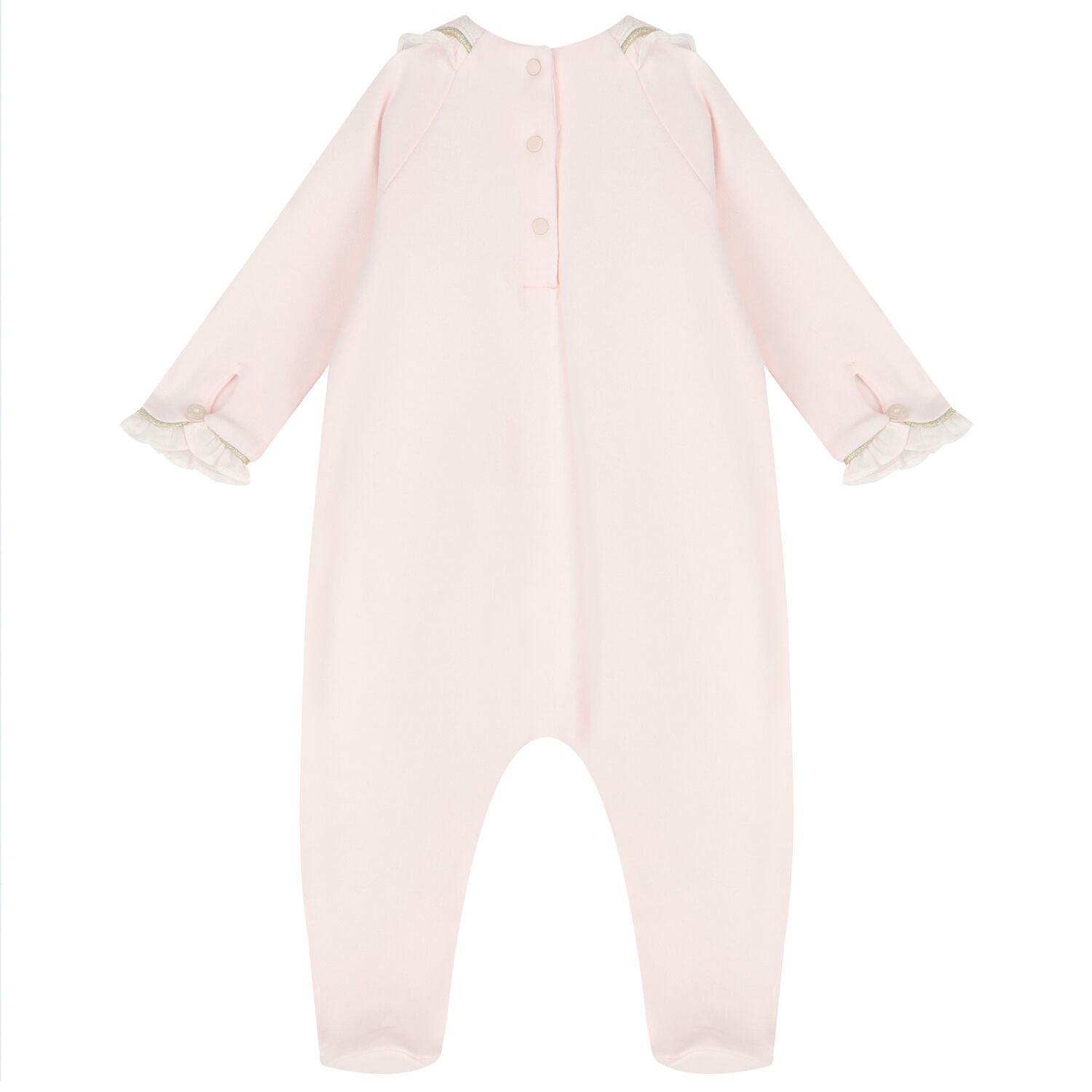 Baby Pink & Gold Babygrow, 2, hi-res image number null