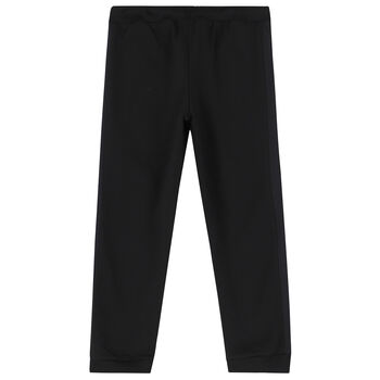 Boys Black Logo Joggers
