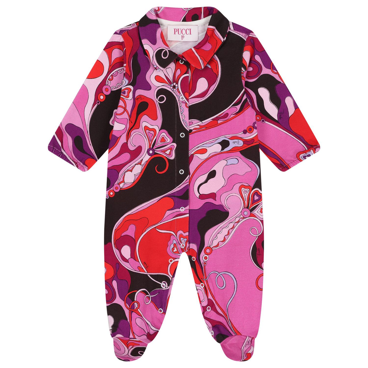 Baby Girls Multi-Coloured Orchidee Babygrow Gift Set, 1, hi-res