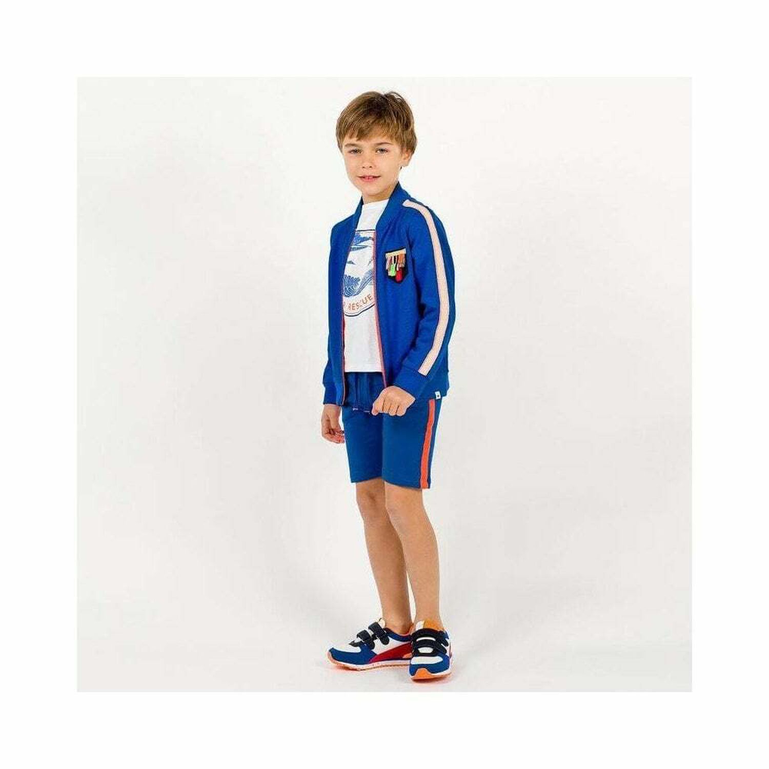 Boys White Cotton T-shirt, 1, hi-res image number null