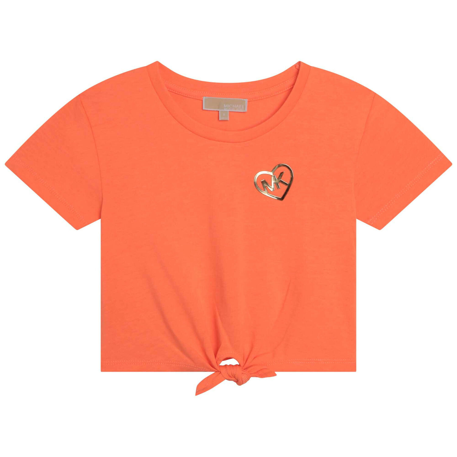 Girls Orange Logo T-Shirt, 2, hi-res image number null