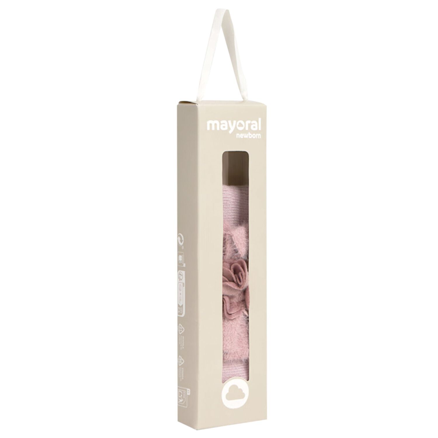 Baby Girls Pink Flower & Bow Headband, 3, hi-res