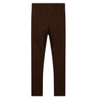 Girls Brown Logo Leggings, 1, hi-res