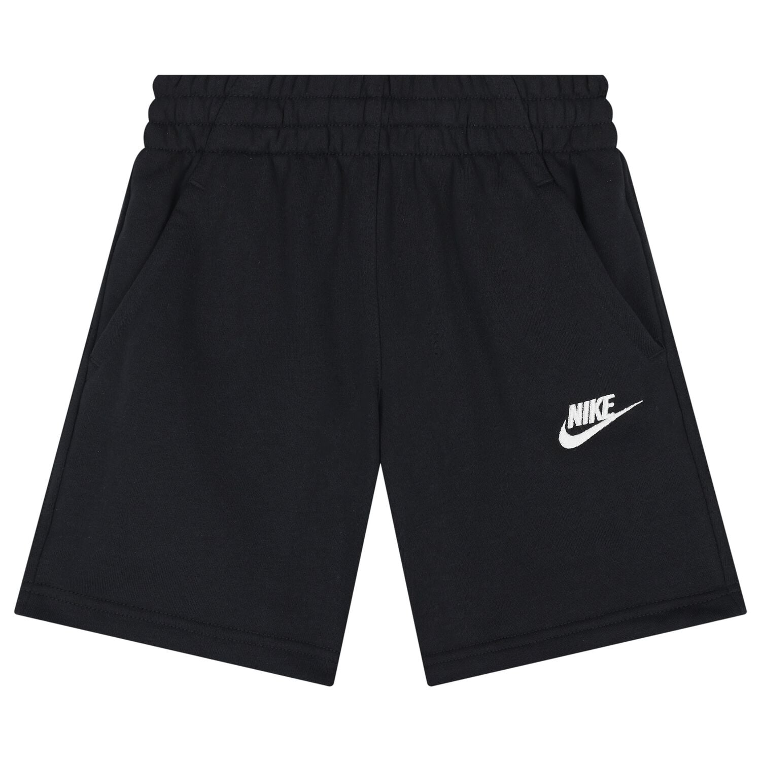 Boys Black Logo Shorts , 1, hi-res