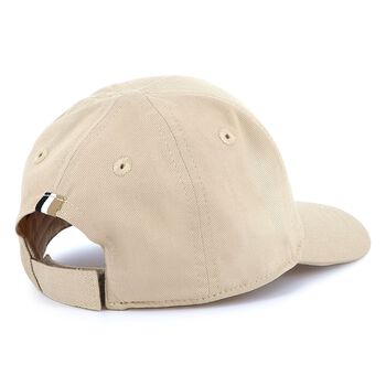Boys Beige Logo Cap