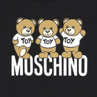 Black Teddy Bear Logo Sweatshirt, 1, hi-res