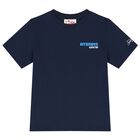 Boys Navy Mykonos T-Shirt, 1, hi-res