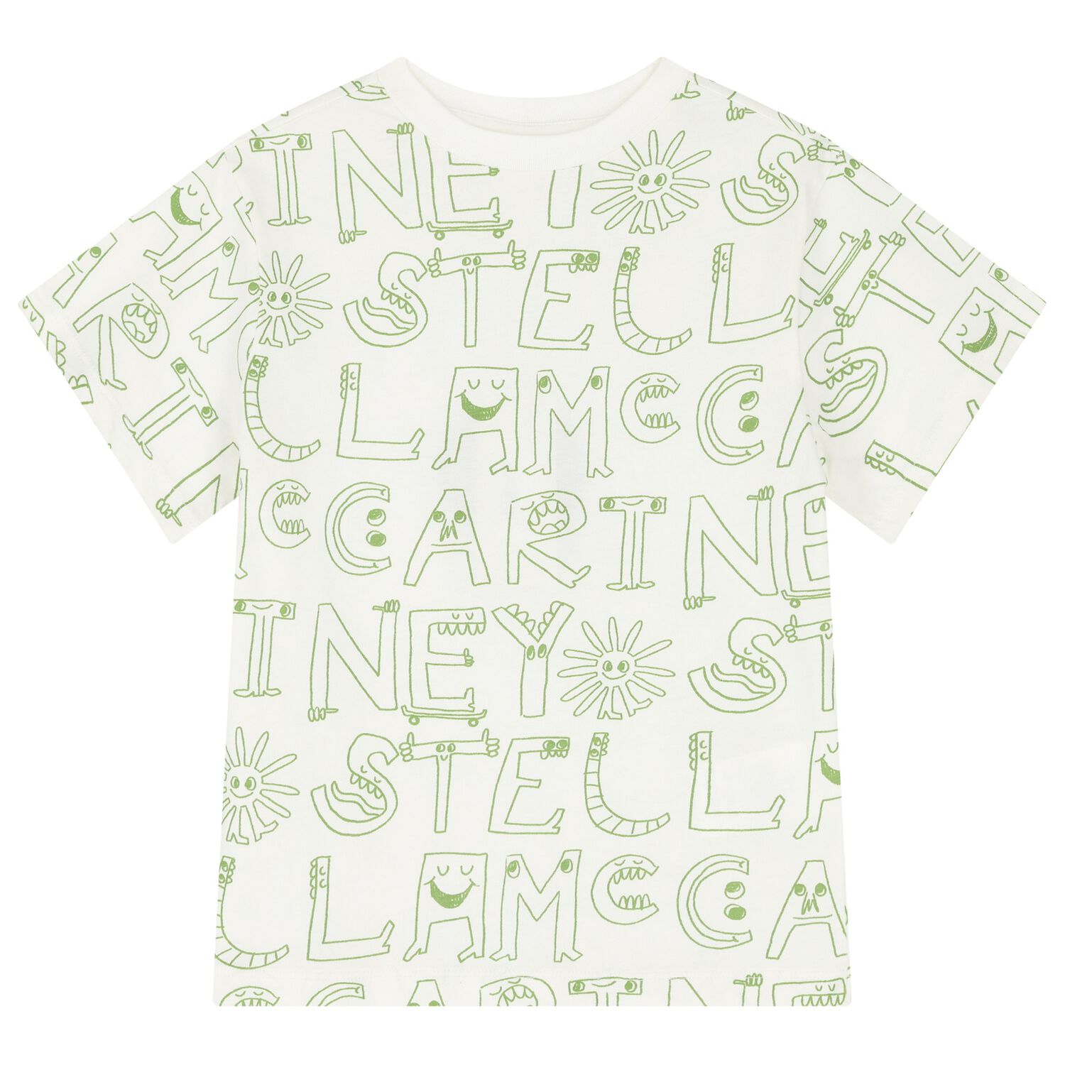 Boys Ivory Logo T-Shirt, 1, hi-res