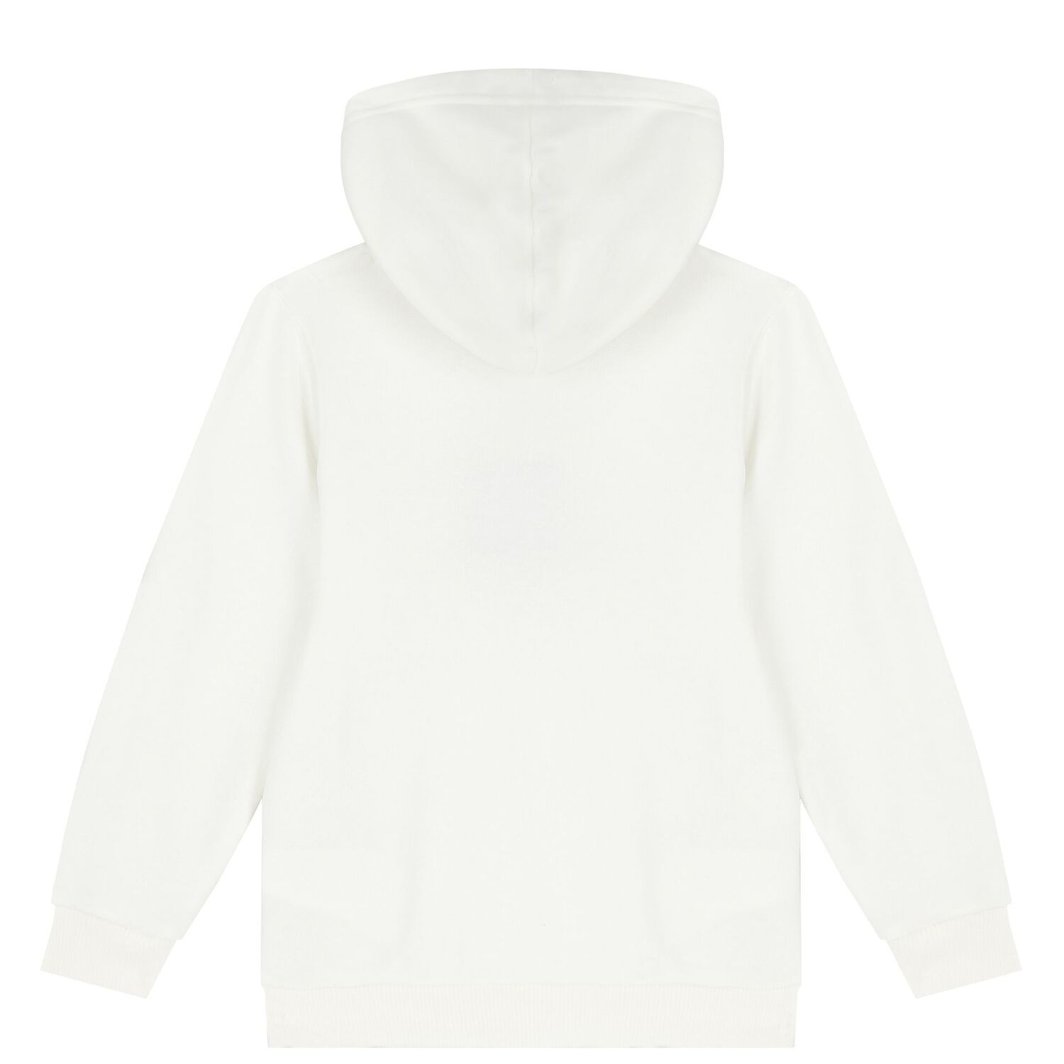 Girls White Logo Hooded Top, 1, hi-res image number null