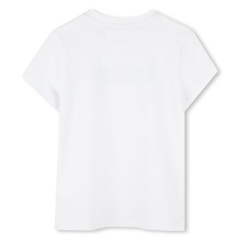 Girls White Logo T-Shirt