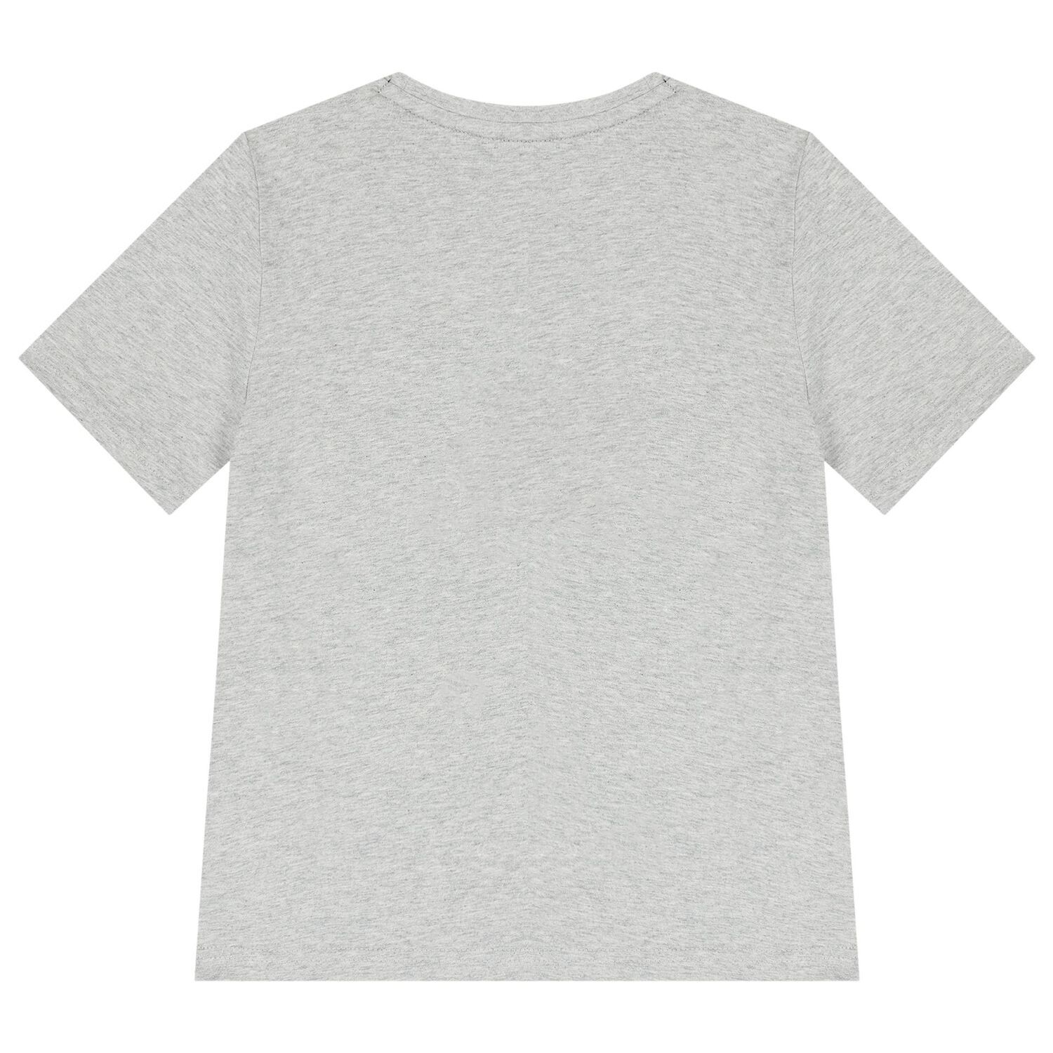 Boys Grey Logo T-Shirt, 5, hi-res image number null