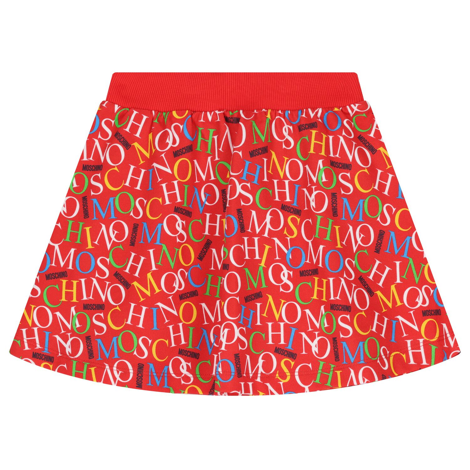 Girls Red Logo Skirt, 1, hi-res