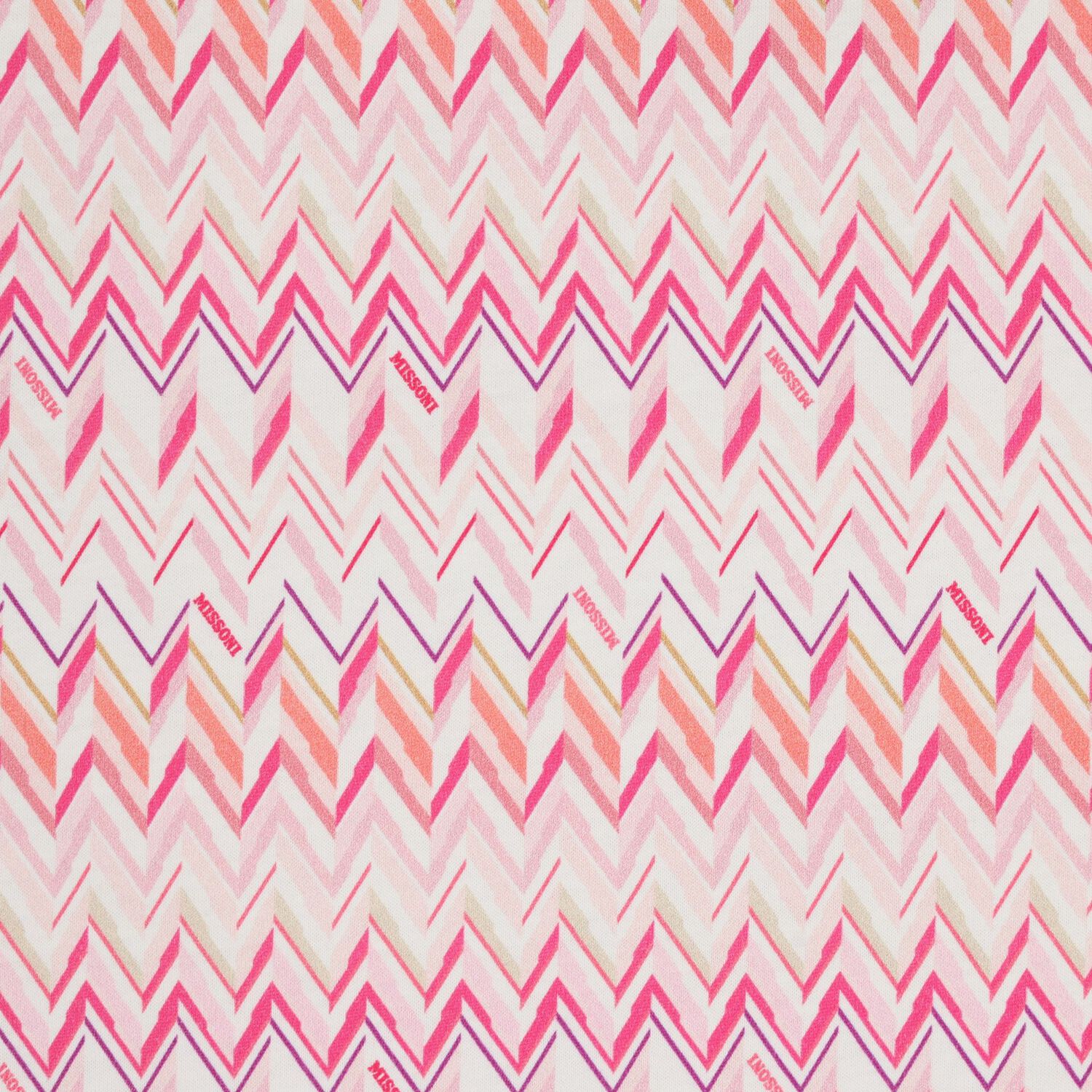 Baby Girls Pink & White Zig Zag Nest, 1, hi-res