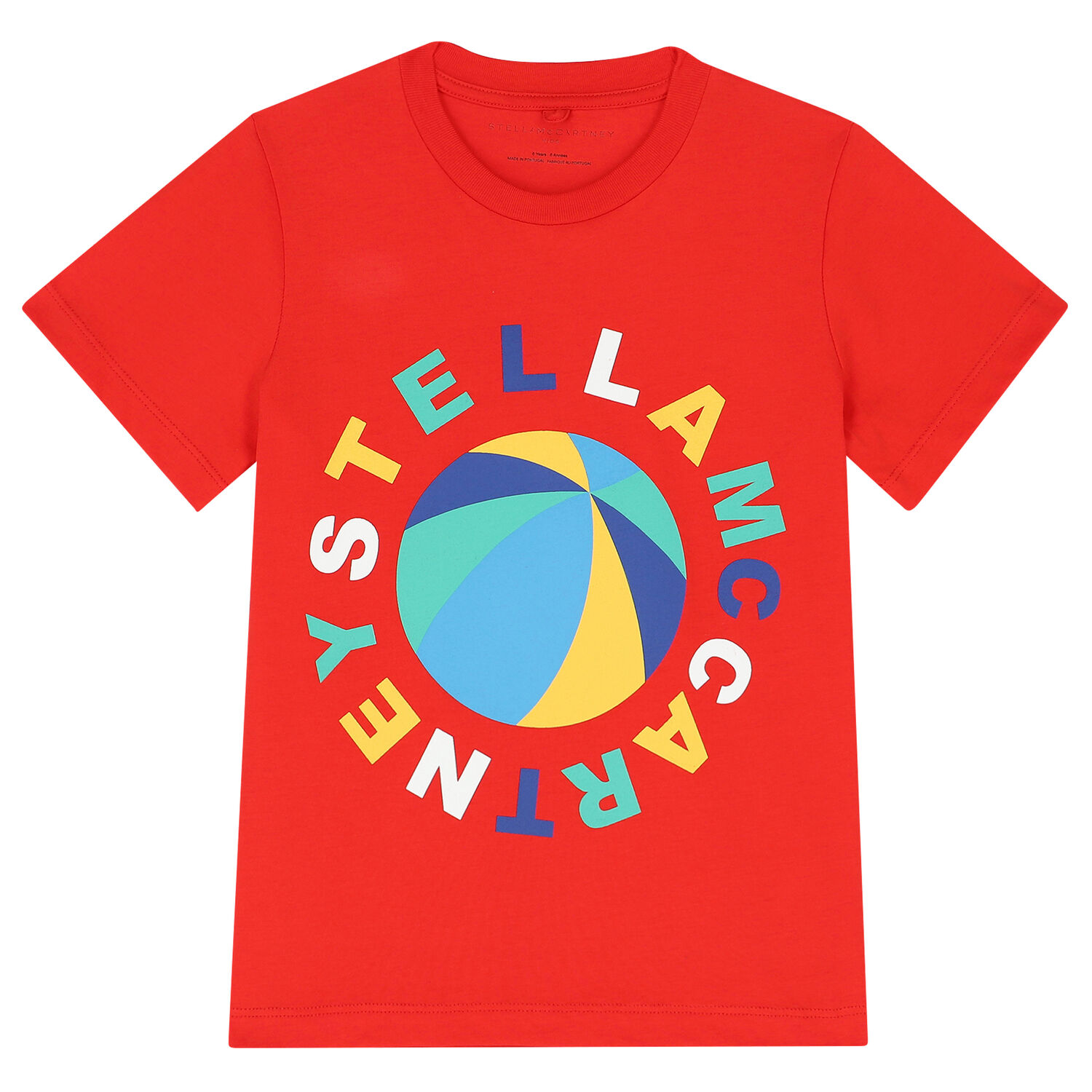 Red Beach Ball Logo T-Shirt, 1, hi-res