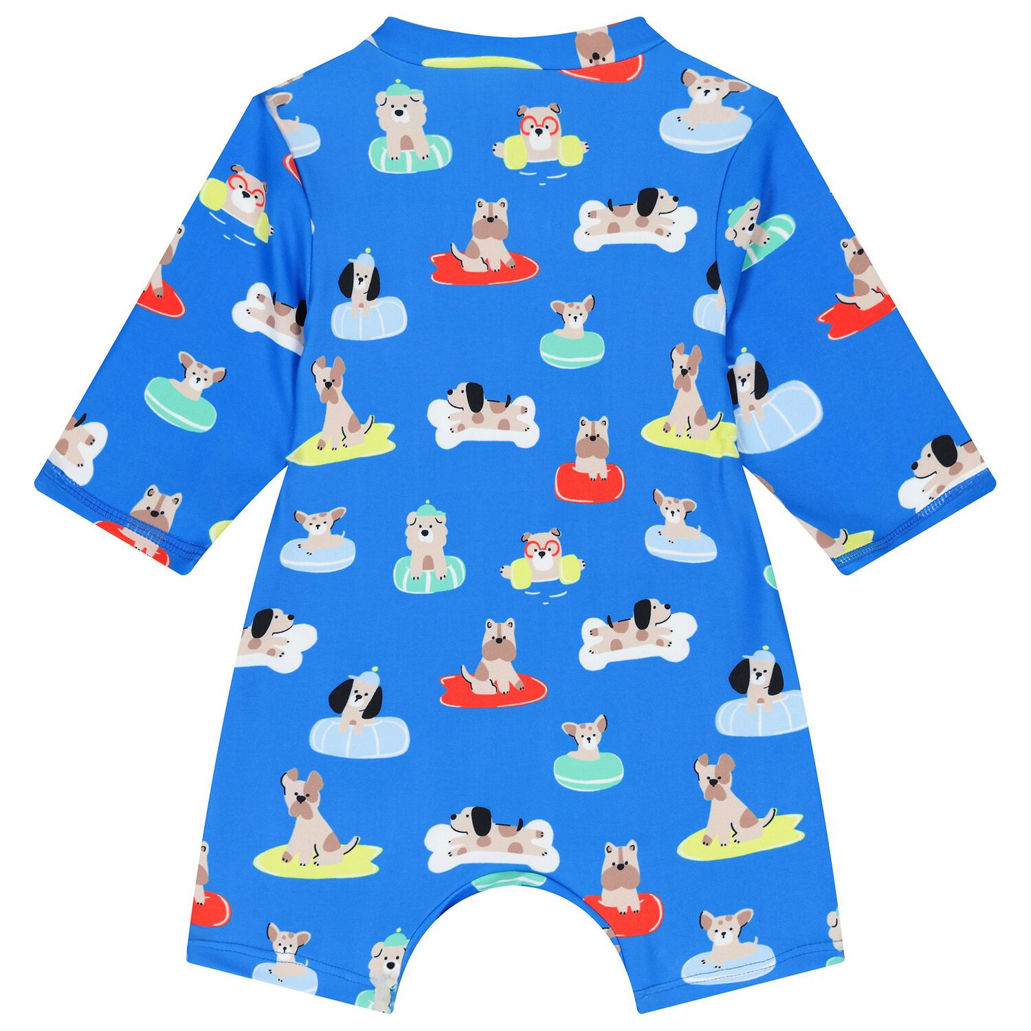 Baby Boys Blue Sunsuit Set, 1, hi-res image number null