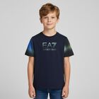 Boys Navy Blue Logo T-Shirt, 2, hi-res