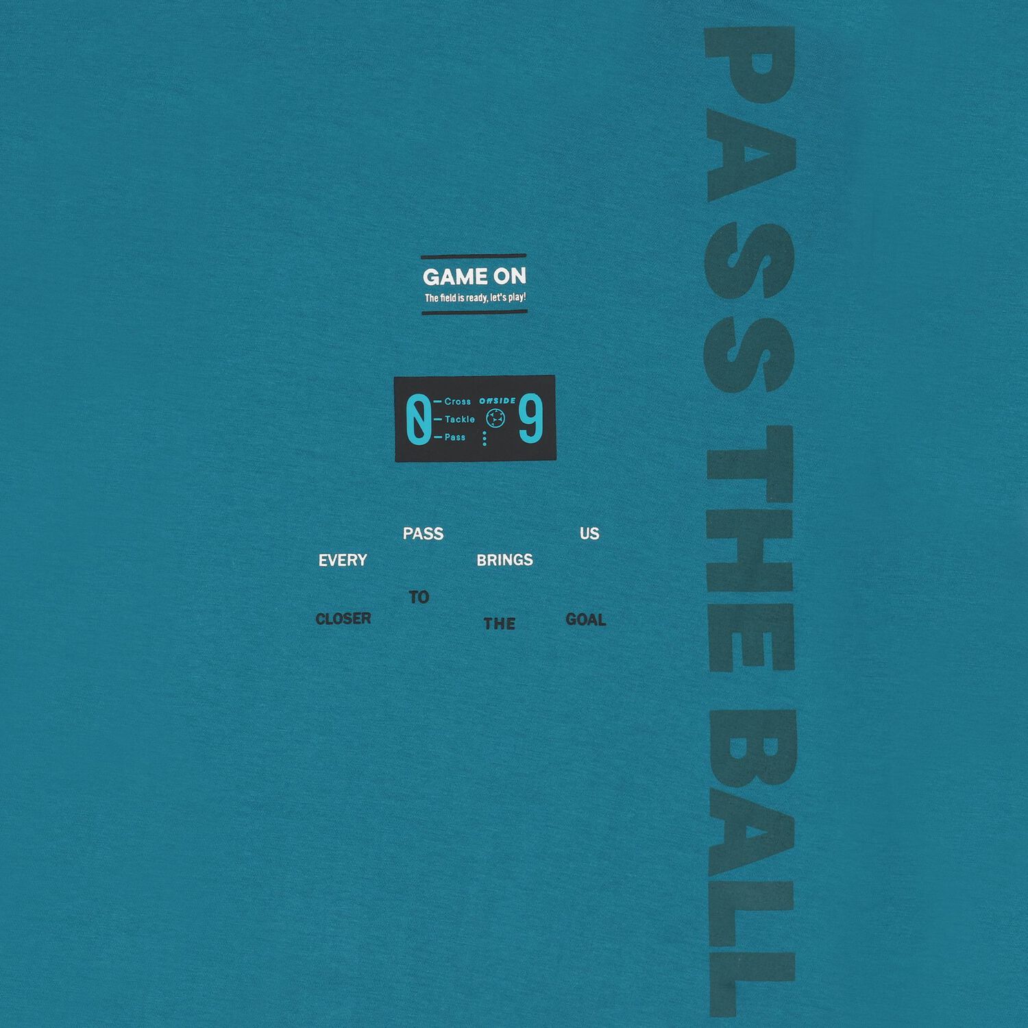 Boys Aqua T-Shirt, 2, hi-res