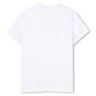 Boys White Logo T-Shirt, 2, hi-res