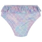 Girls Purple & Blue Metallic Mermaid Bikini, 1, hi-res