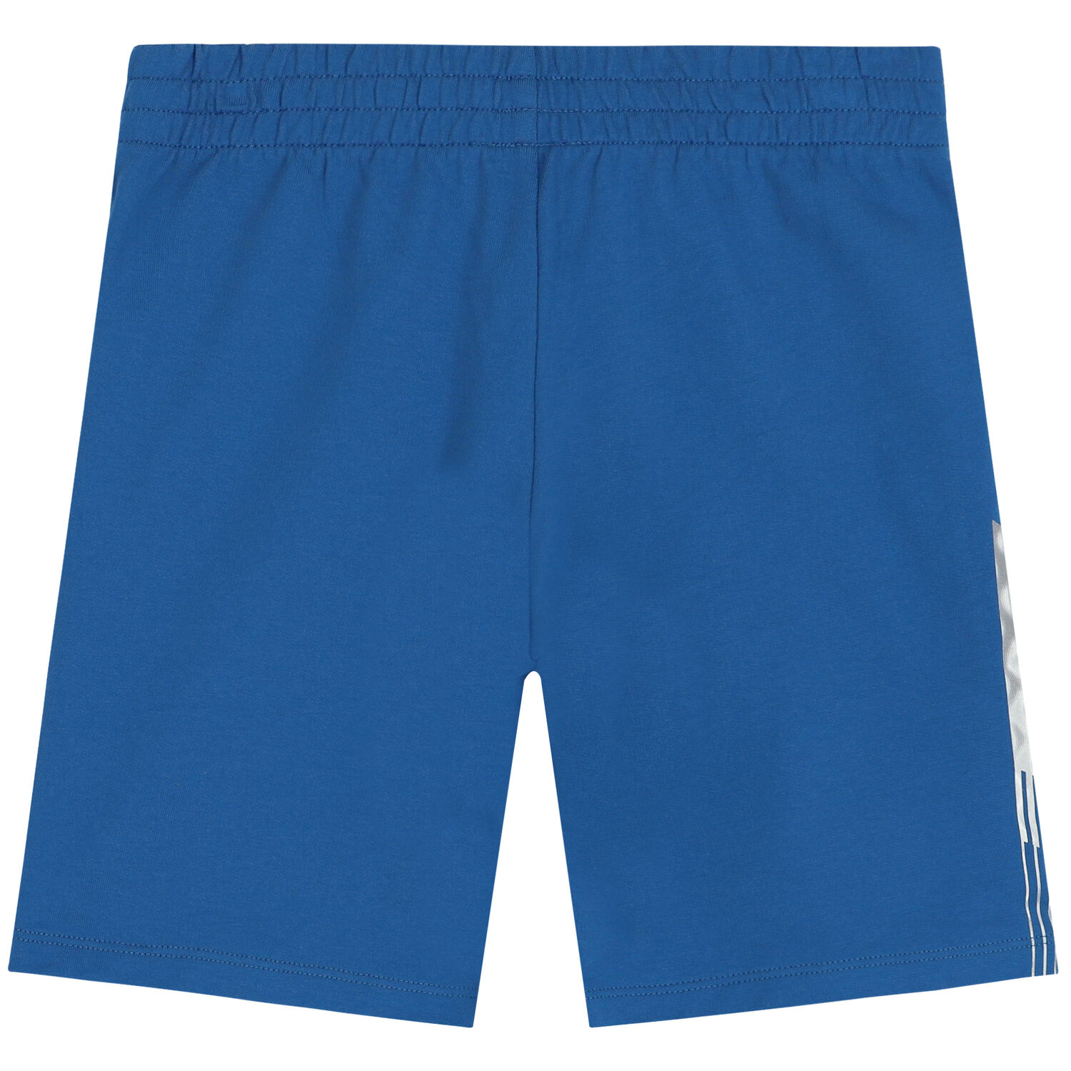 Boys Blue Logo Shorts, 1, hi-res