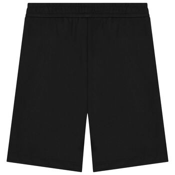 Boys Black Logo Shorts