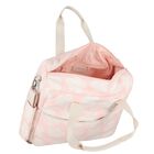 Baby Girls Pink & Ivory Flower Logo Changing Bag, 1, hi-res