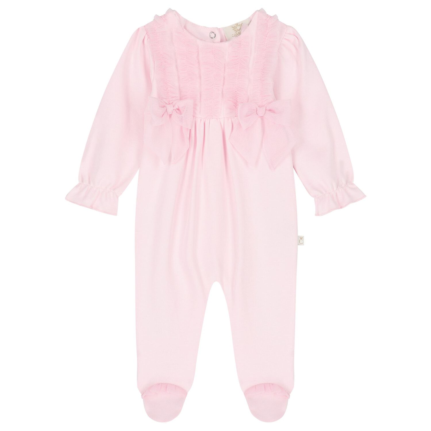 Girls Pink Babygrow & Headband Set, 1, hi-res